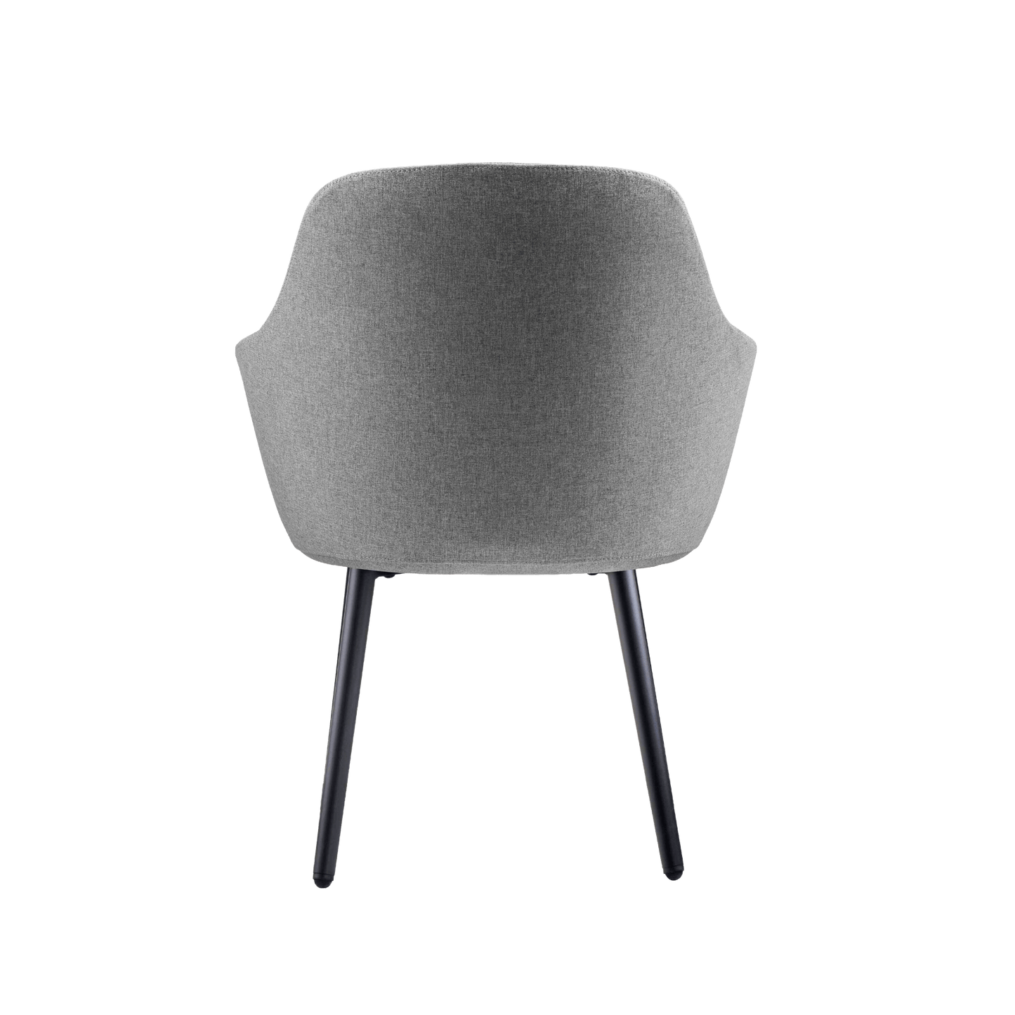 Aspen 4 Leg Tub Chair Grey (Light Fabric)