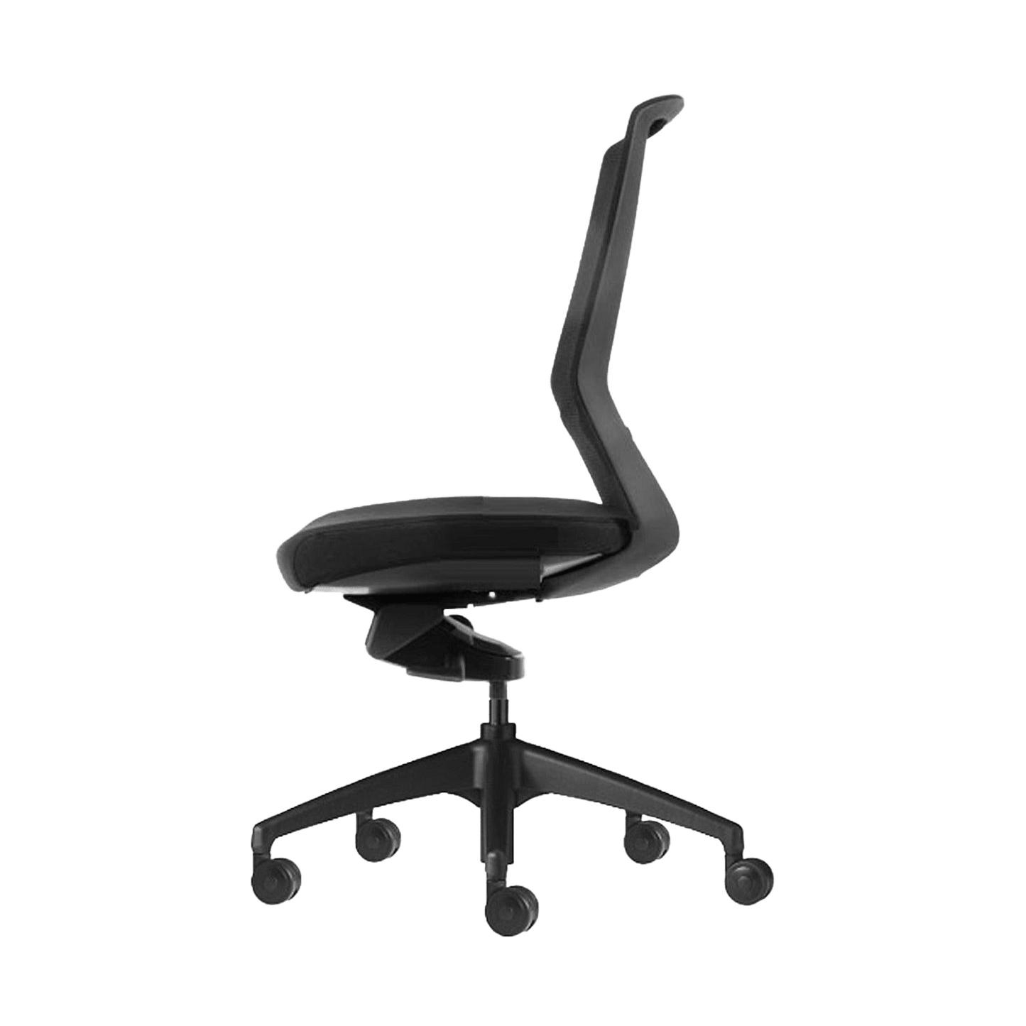 Aveya Black Office Chair with Boost Adjustable Lumbar Support