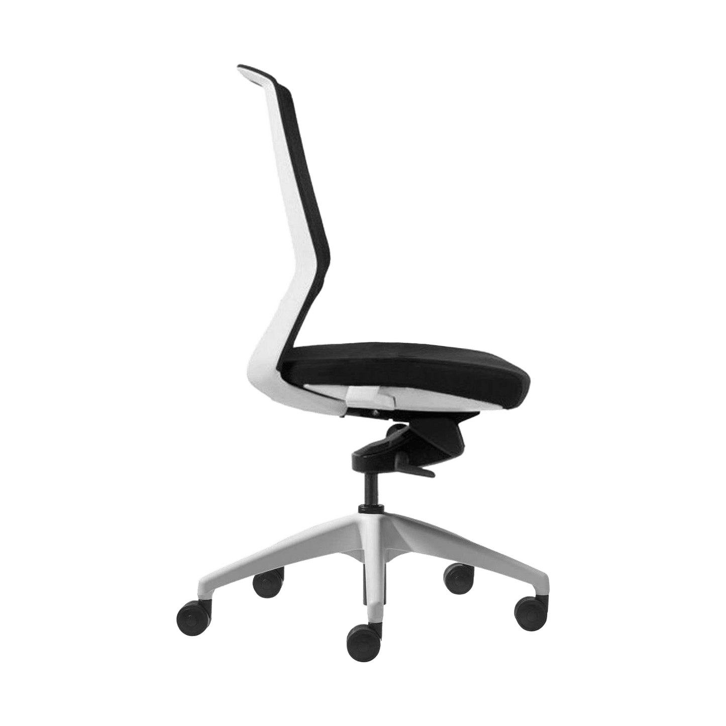 Aveya White Office Chair with Boost Adjustable Lumbar Support