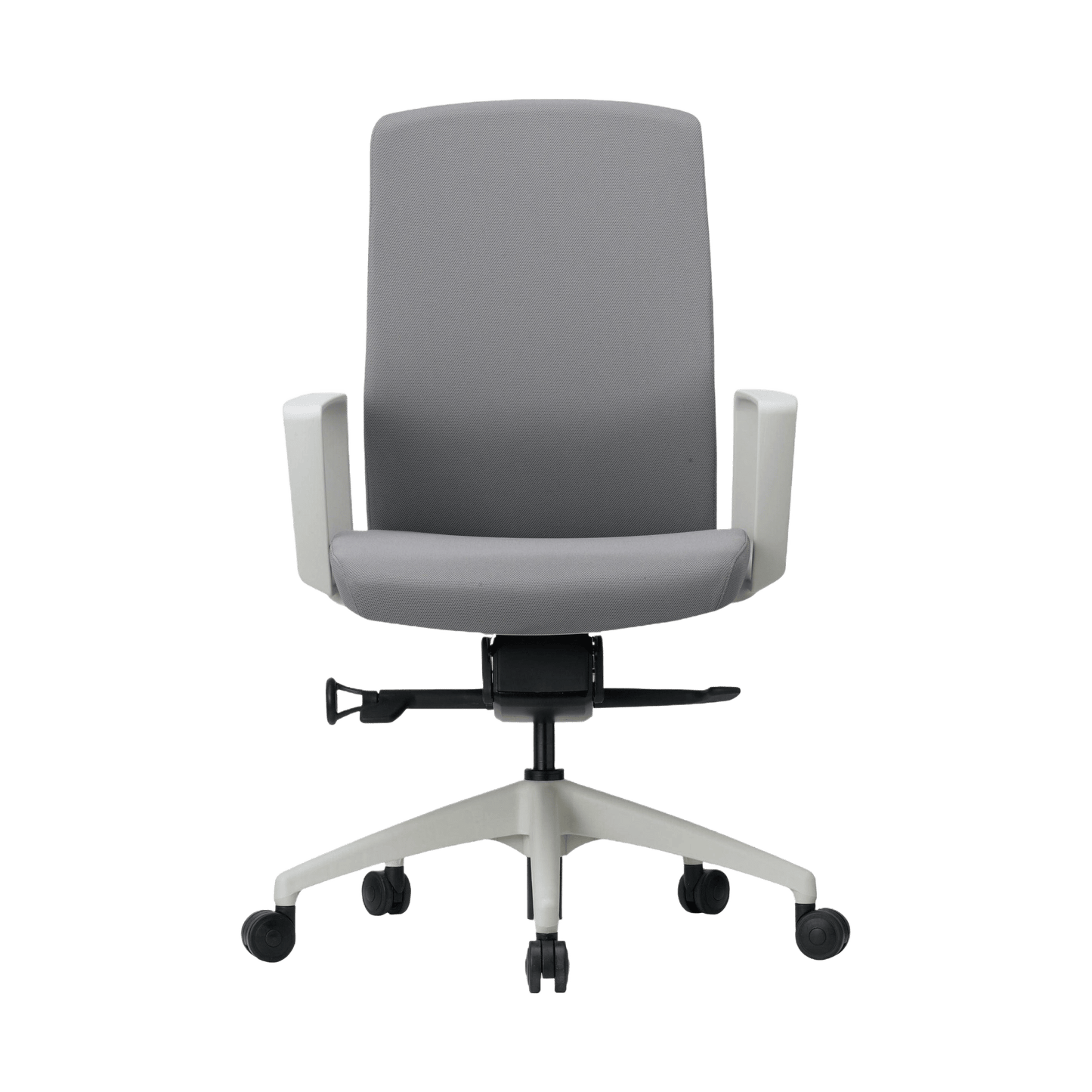 Aveya White Upholstered Ergonomic Office Chair
