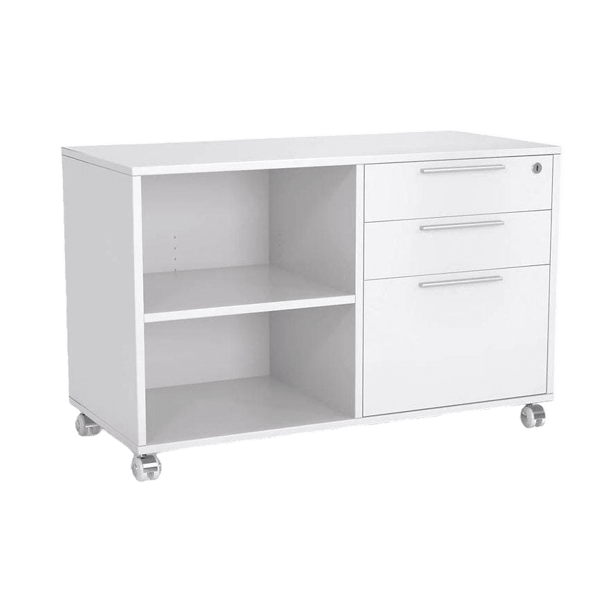 Axis Mobile Drawer / Bookcase Caddy Pedestal LHS