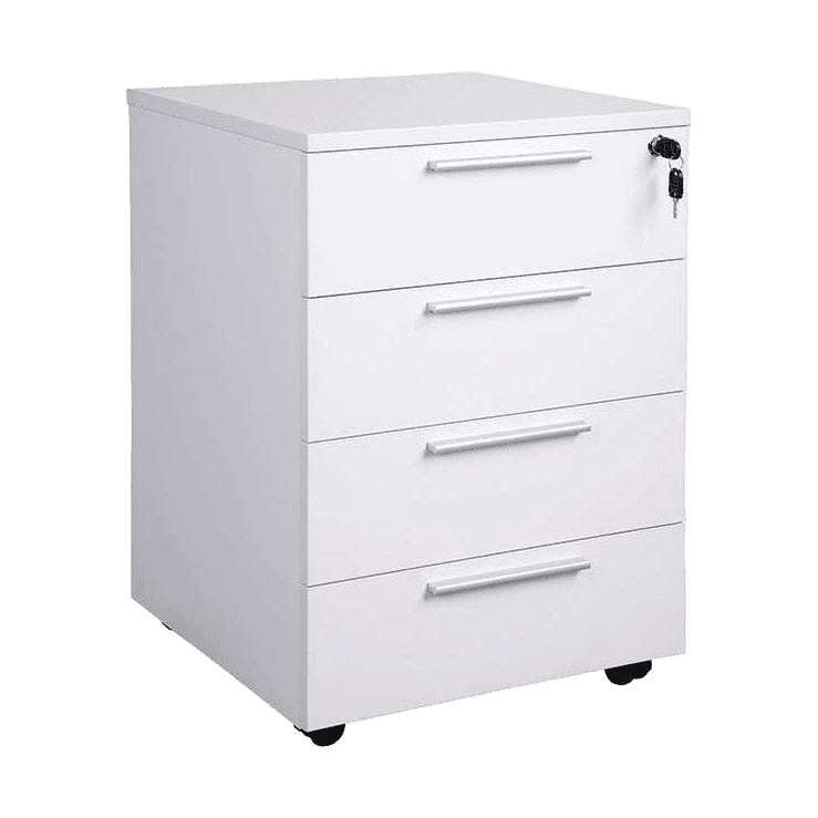 Axis Mobile Pedestal 4 Drawer 1016h (3 Drawer)