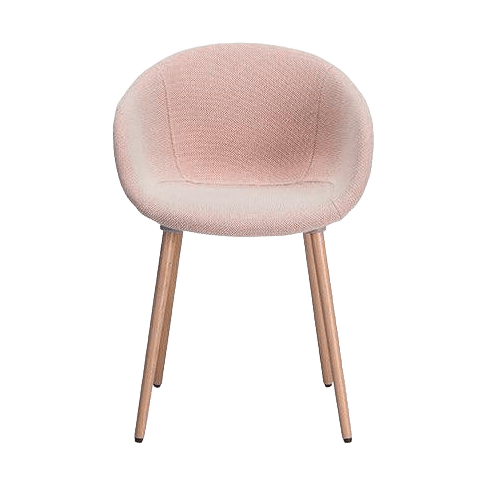 Ayla Fully Upholstered Chair Beech Timber Legs