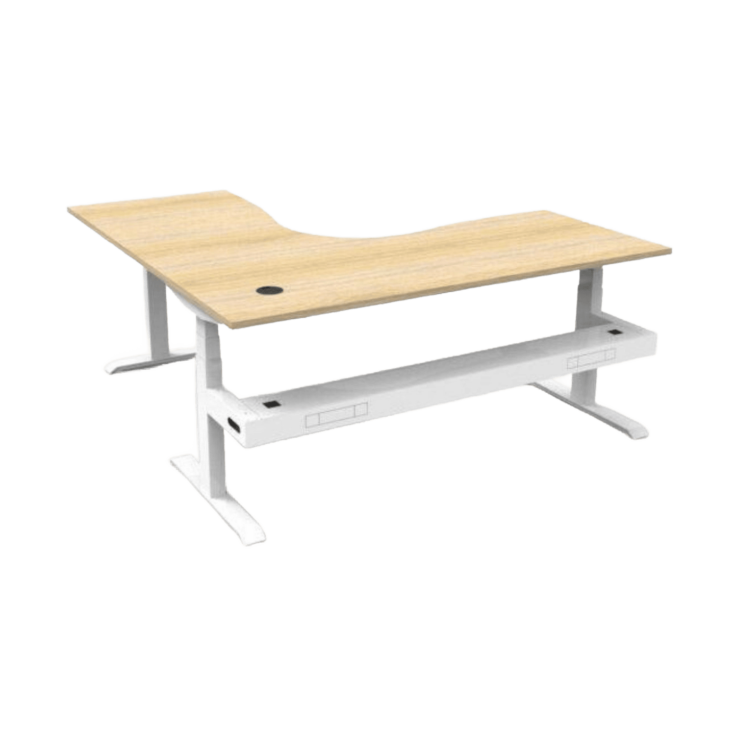 Boost Height Adjustable Corner Workstation