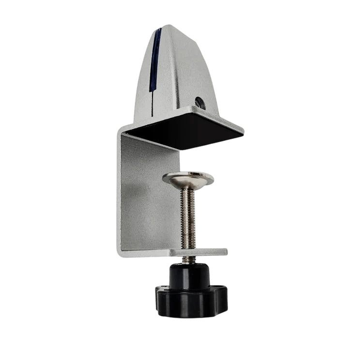 Clamp - On Desktop Mount for Rear Of Desk Silver