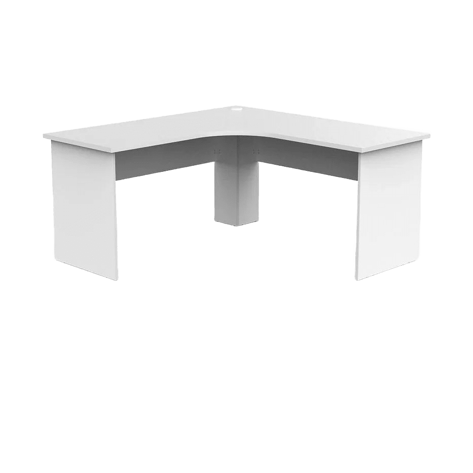 EkoSystem Corner Workstation 1800x1800x600 (2pc) / White