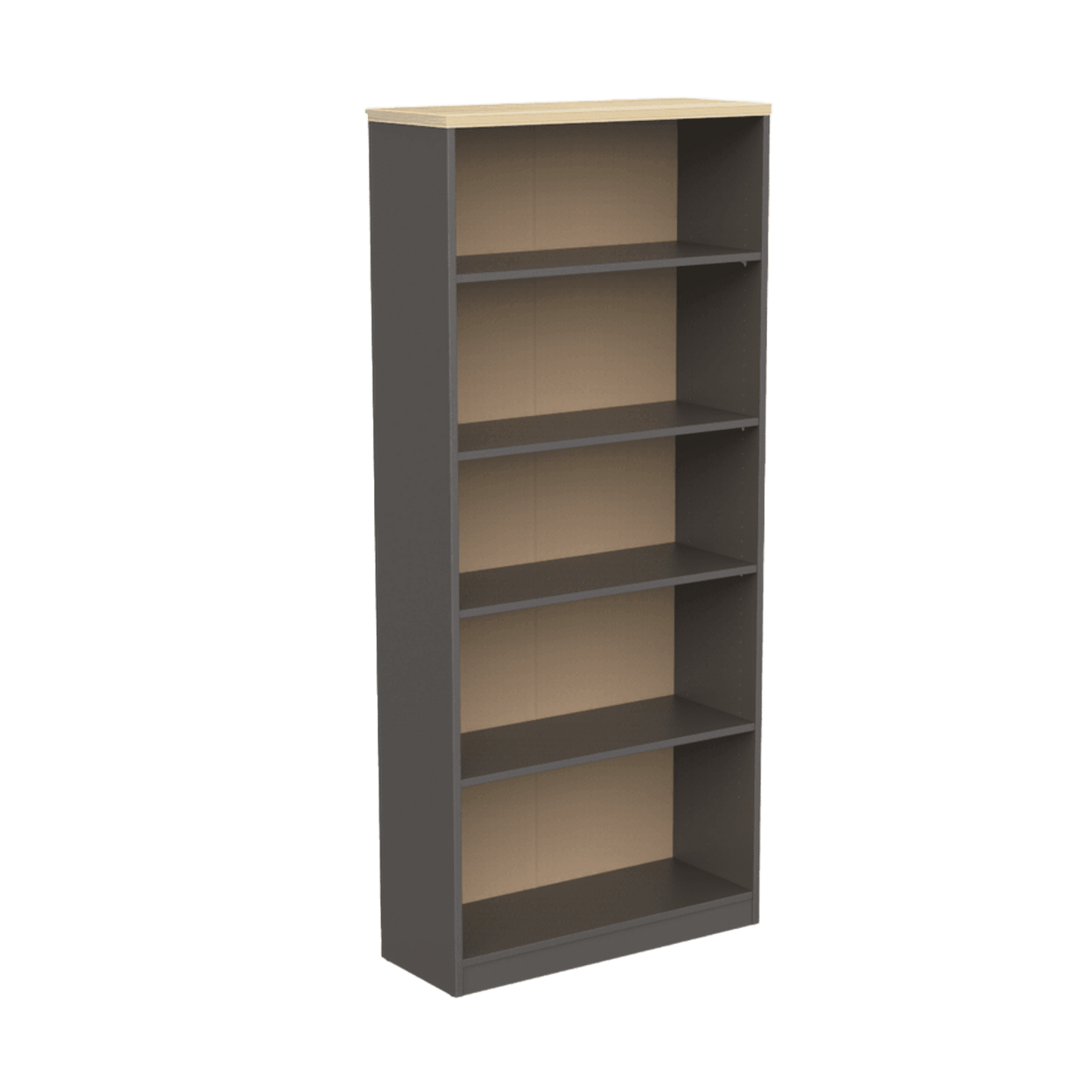 EkoSystem Fast Assembly Book Case 1800h / Charcoal