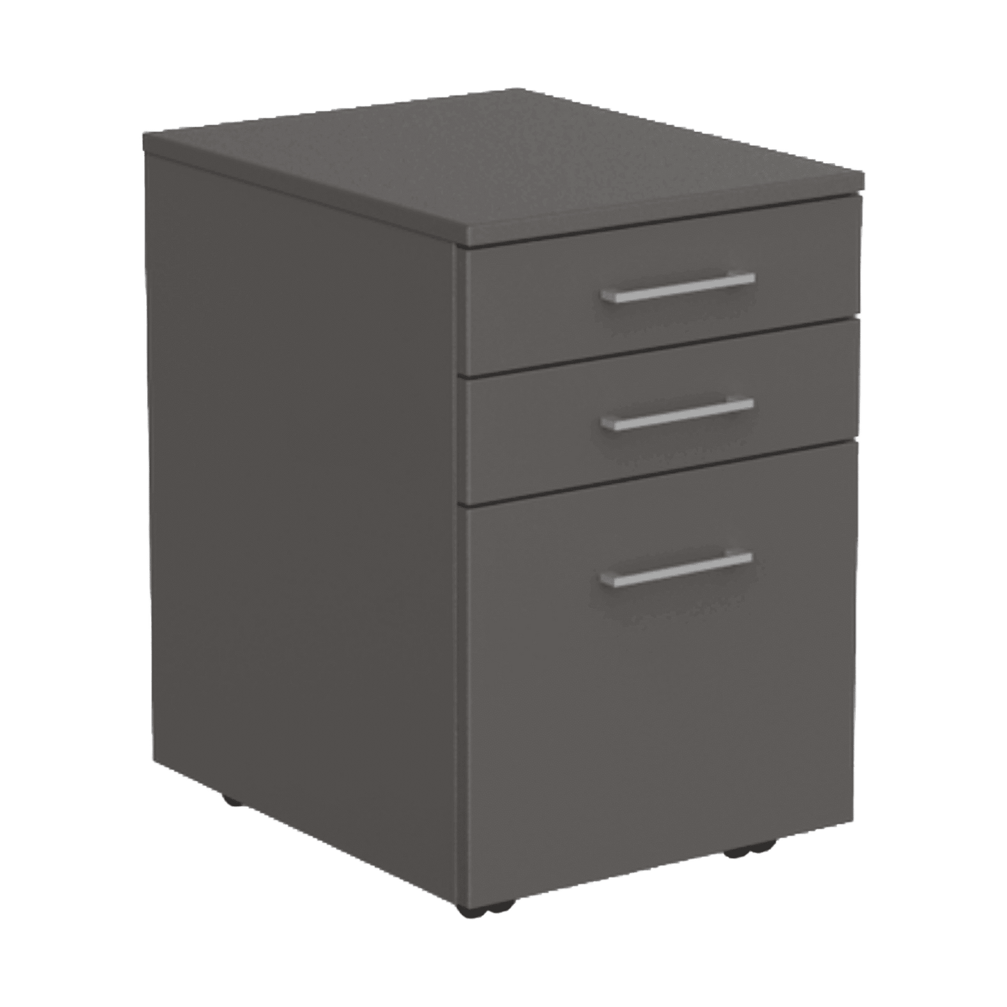EkoSystem Mobile 2 Drawer & File Unit Charcoal