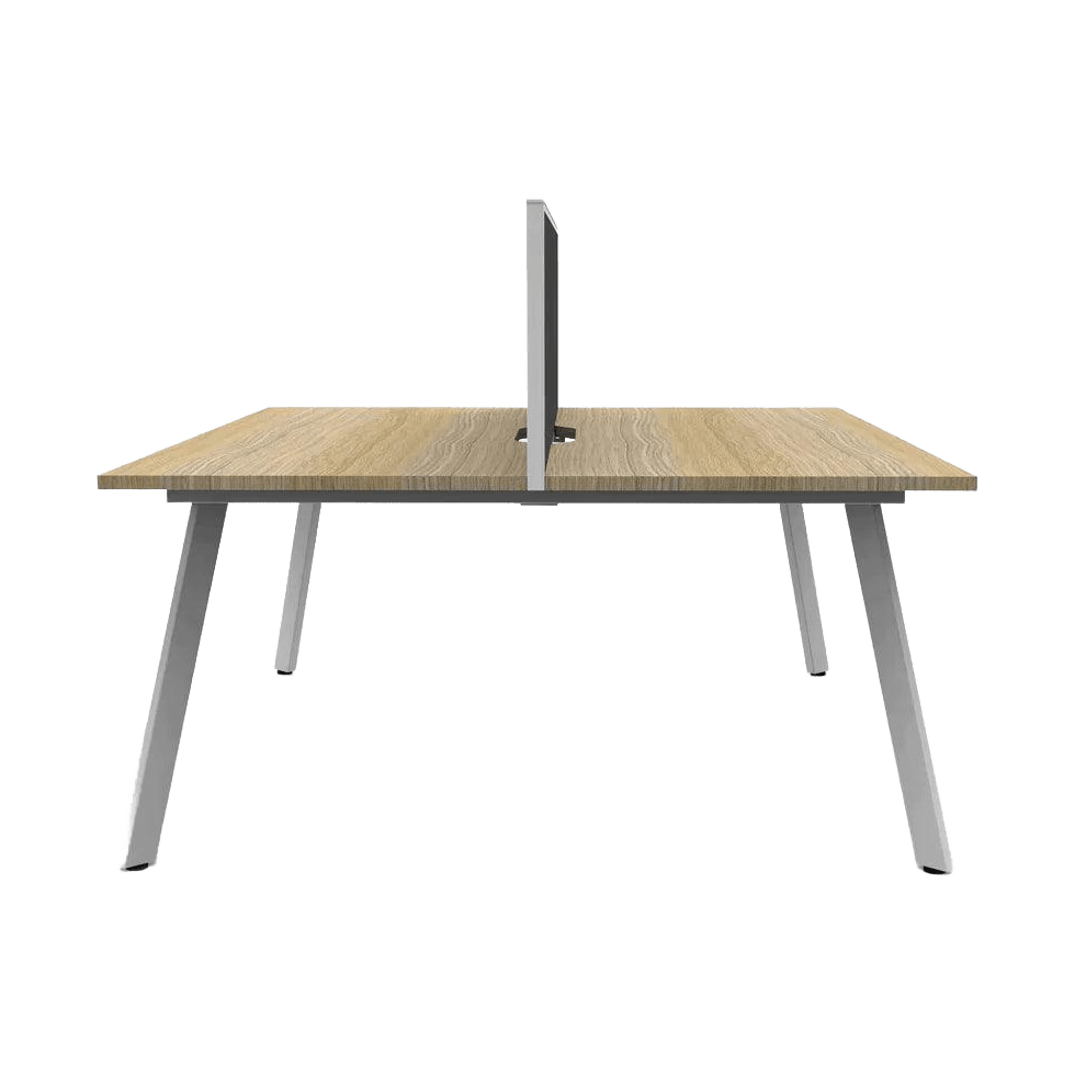 Eternity 2 Person Double Sided Workstations with Screen
