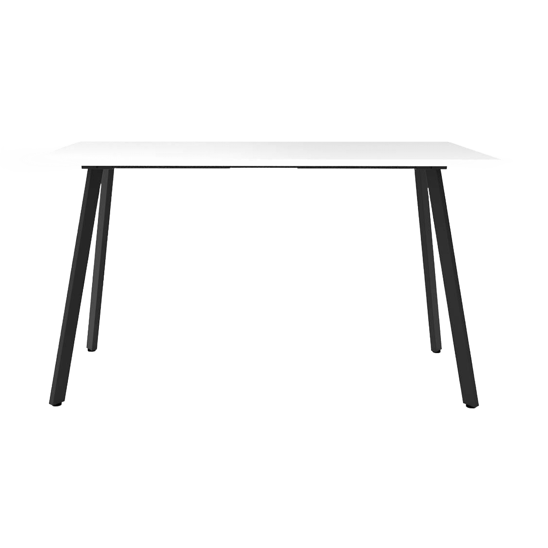 Eternity High Bar Leaner 1500x750 White Black Powdercoat