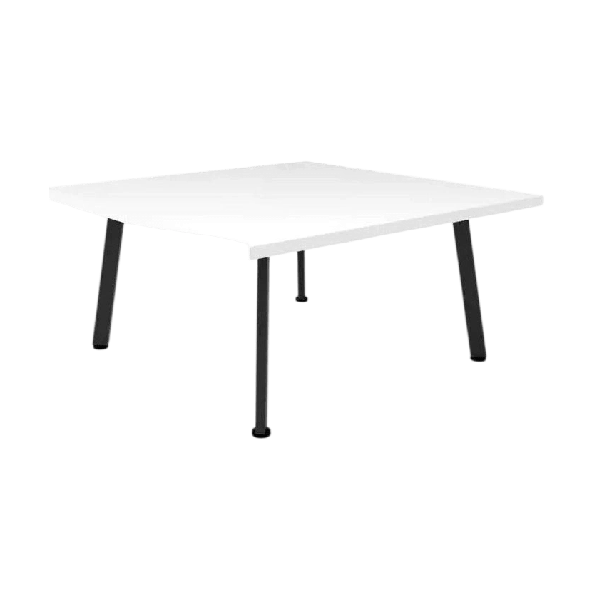 Eternity Square Coffee Table White White Powdercoat