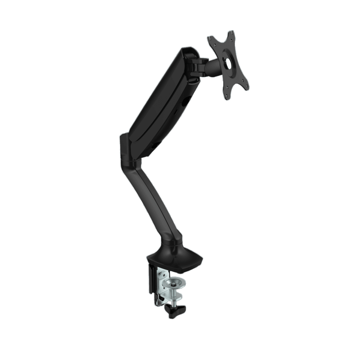Executive Gas Spring Single Monitor Arm Black