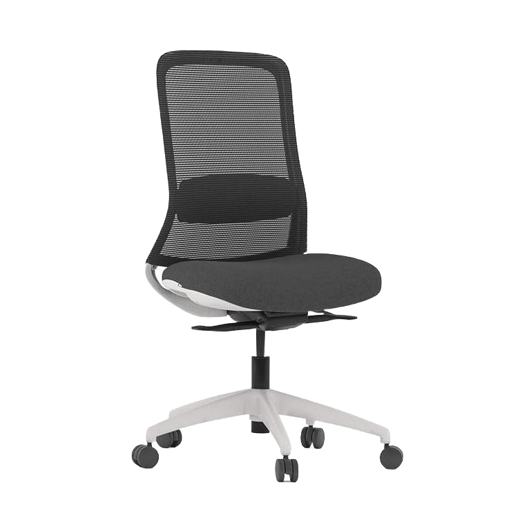 Flow Task Chair White Plastic Base / None