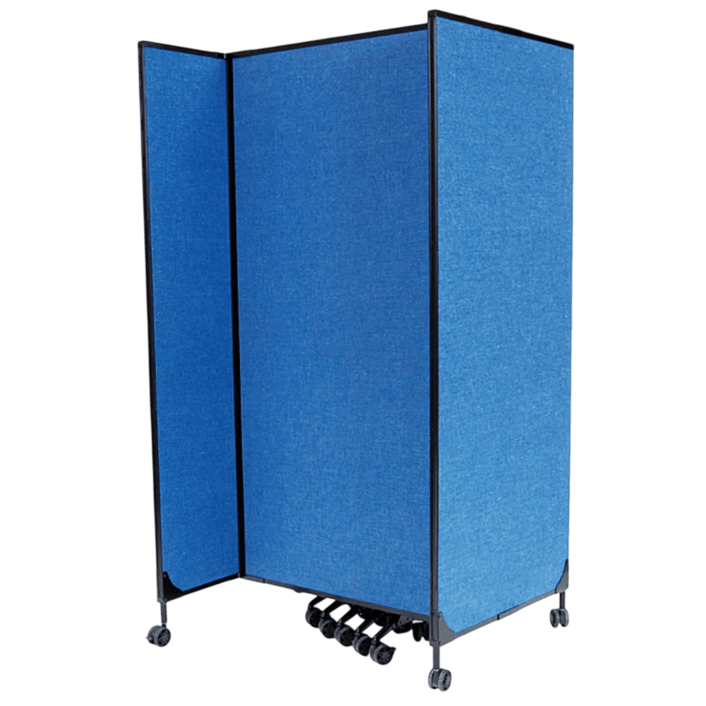Great Divider Rolling Divider Screen 1800 Blue