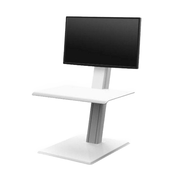 Humanscale Quickstand Eco Portable Workstation Single Monitor White