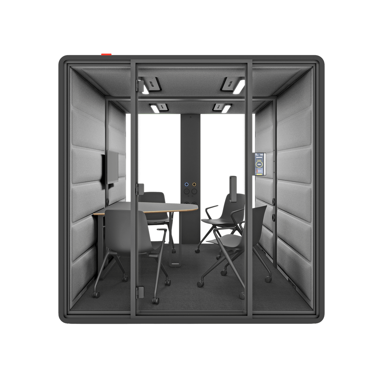 Hush Free Meet - 1 - 6 Persons Pod White (ABB) Grey (60167)