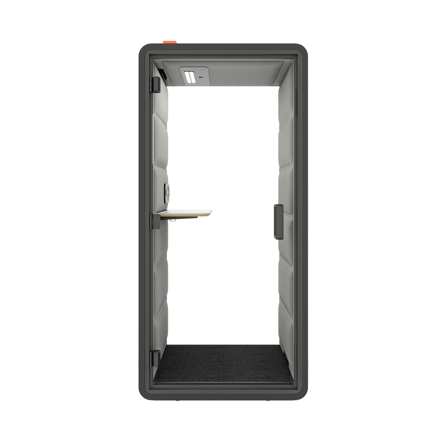 Hush Free Phone Booth - 1 Person Pod White (ABB) Grey (60167)