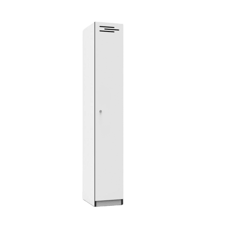 Infinity 1 Door Melamine Locker White