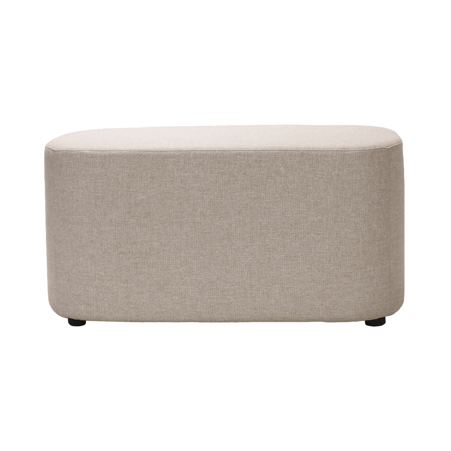 Kali Large Rectangle Ottoman Brown Stone (102)
