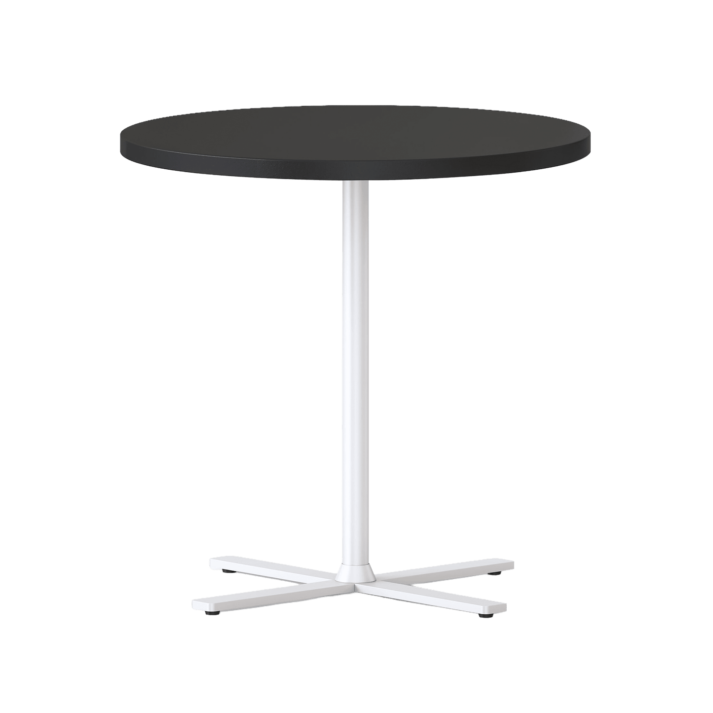 Kolo Round Side Table 500x457H Black Black Powdercoat