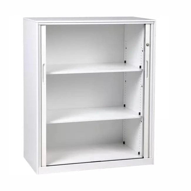 Metal Tambour Storage Cupboard