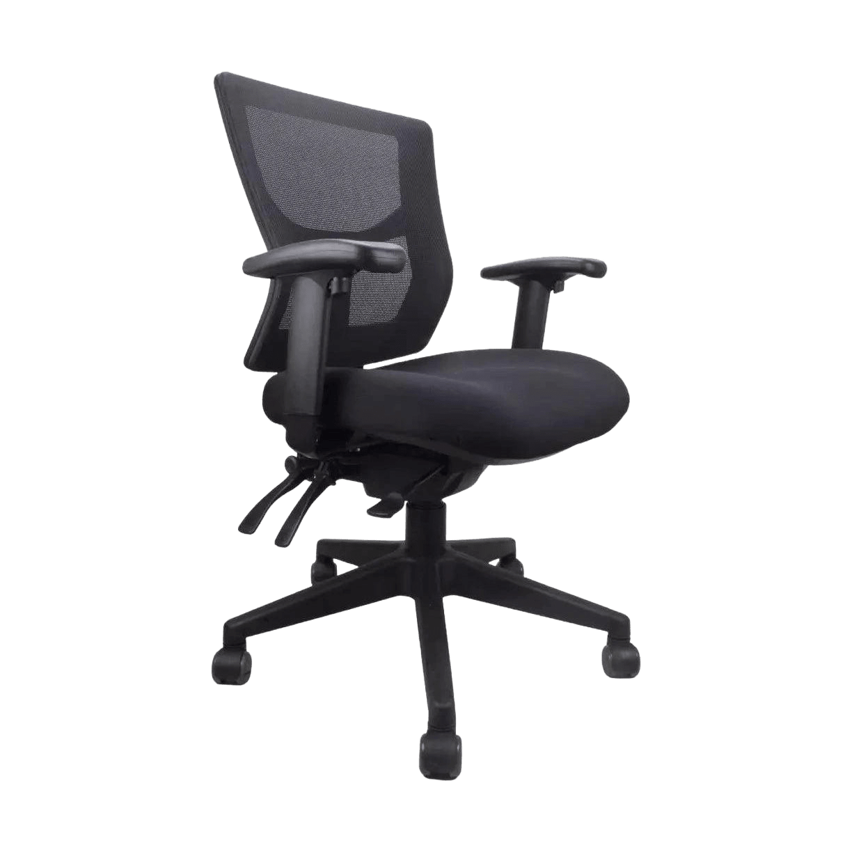 Milan Mesh Back Chair Adjustable Arms