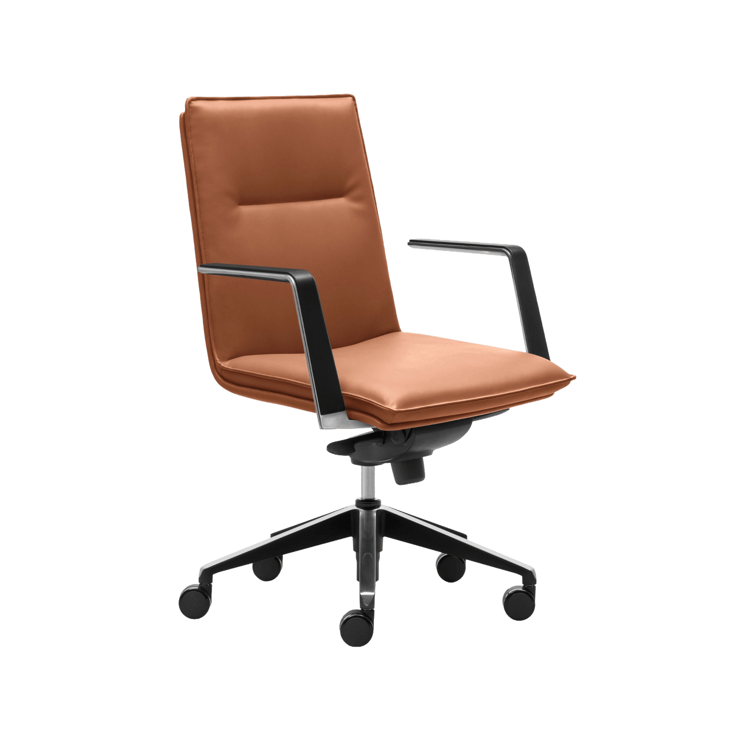 Mirage Mid Back Executive Chair in Leather