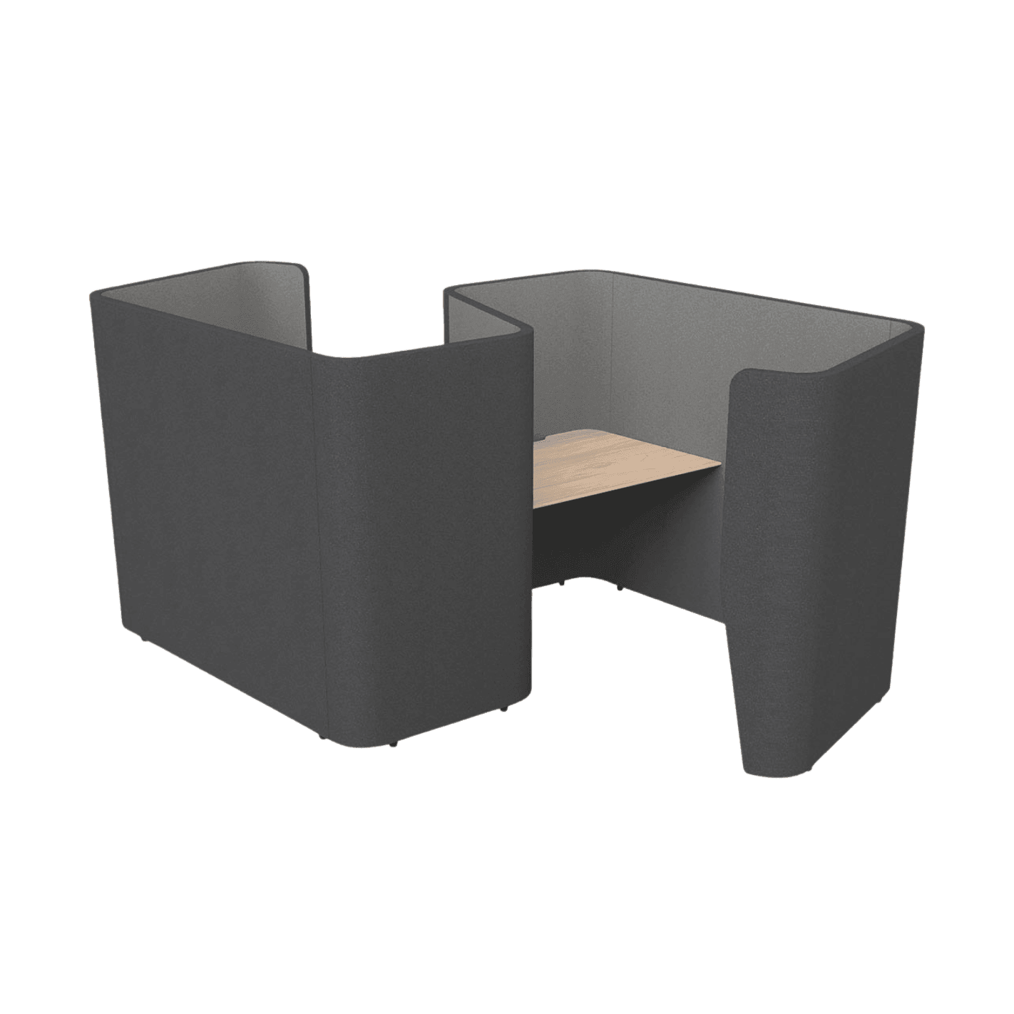 Motion Shell Work Pods Motion Shell 2 (2 person) includes 2 X Worktop / Beech Worktop