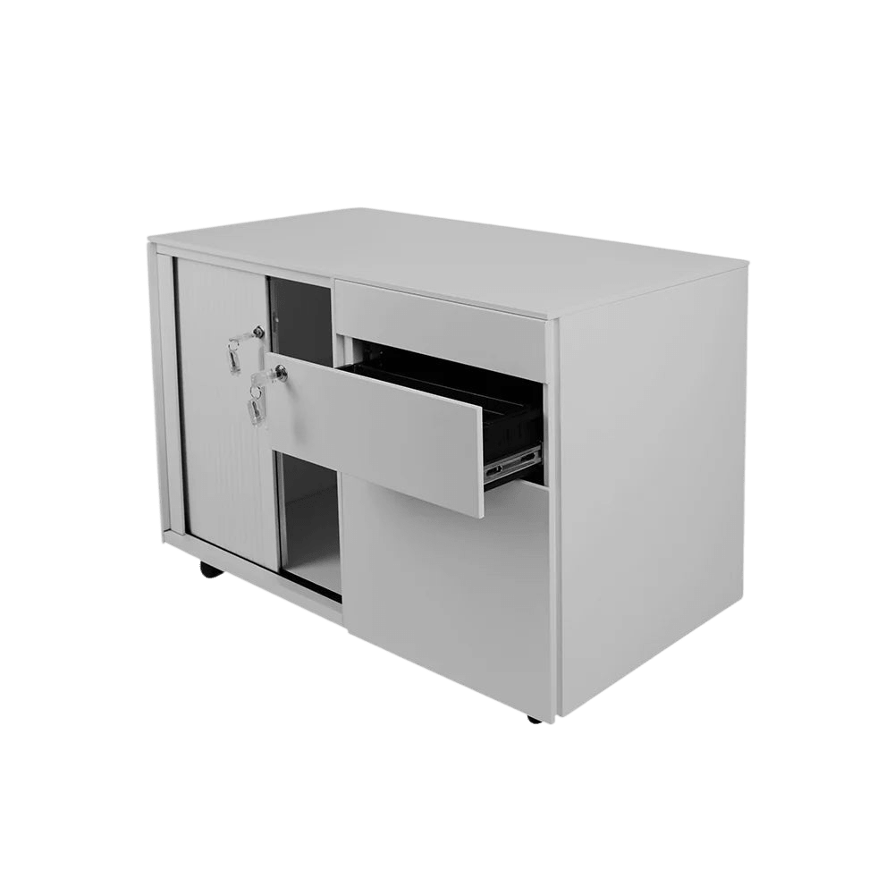 Order Mobile Caddy With Drawers & Cupboard Left