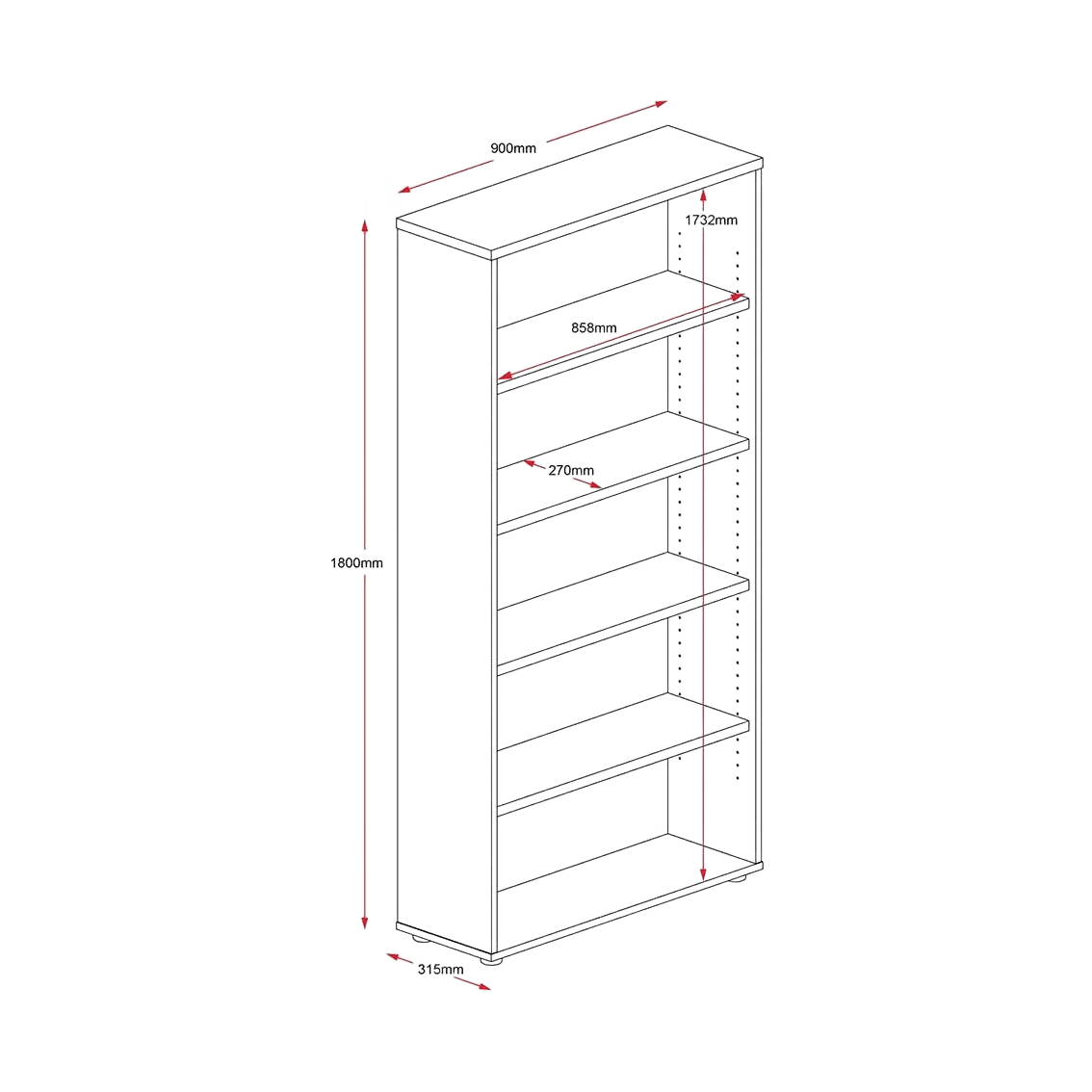 Rapid Worker Bookcase