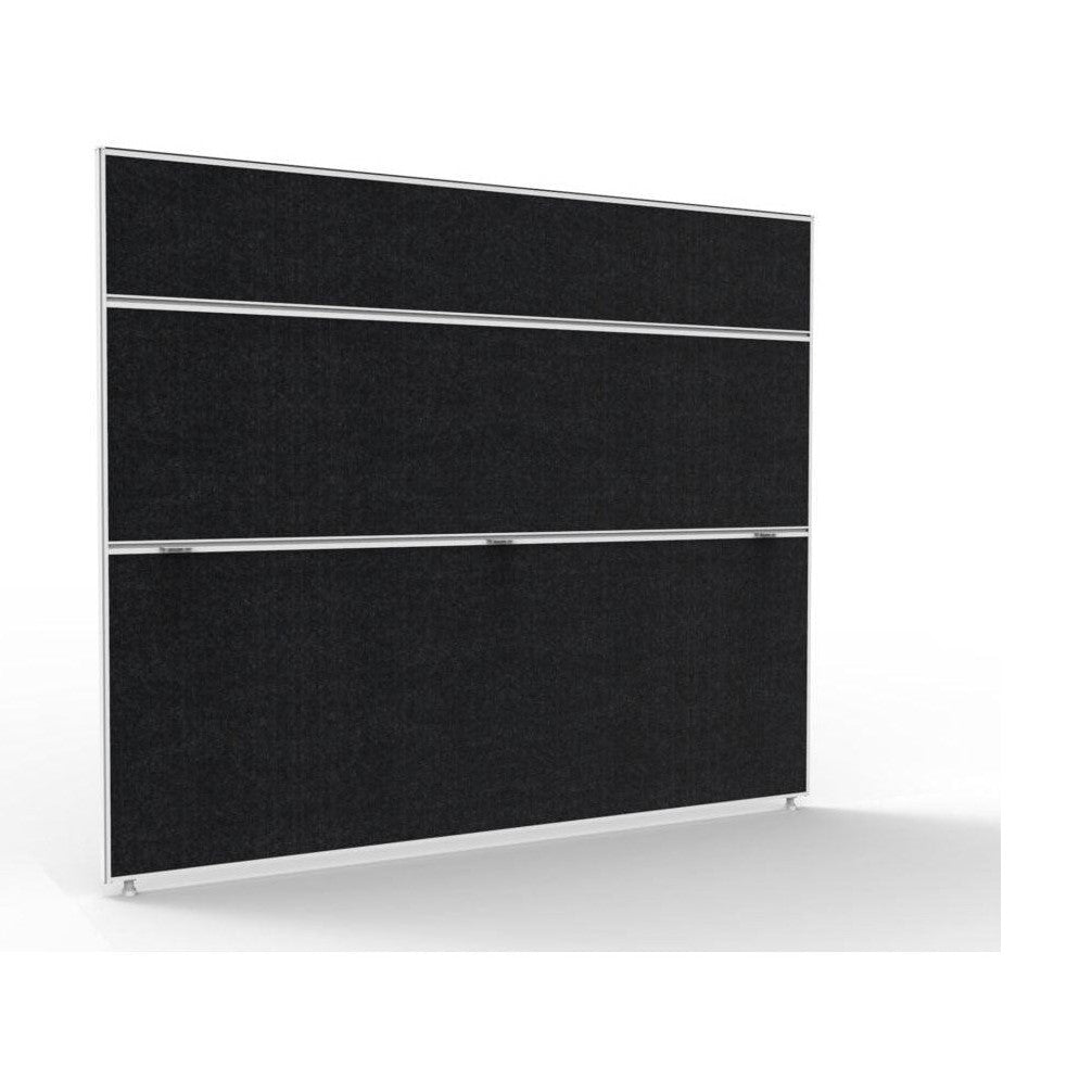 SHUSH30 Acoustic Screens 1800 / 1500 / Black Screen / White Frame
