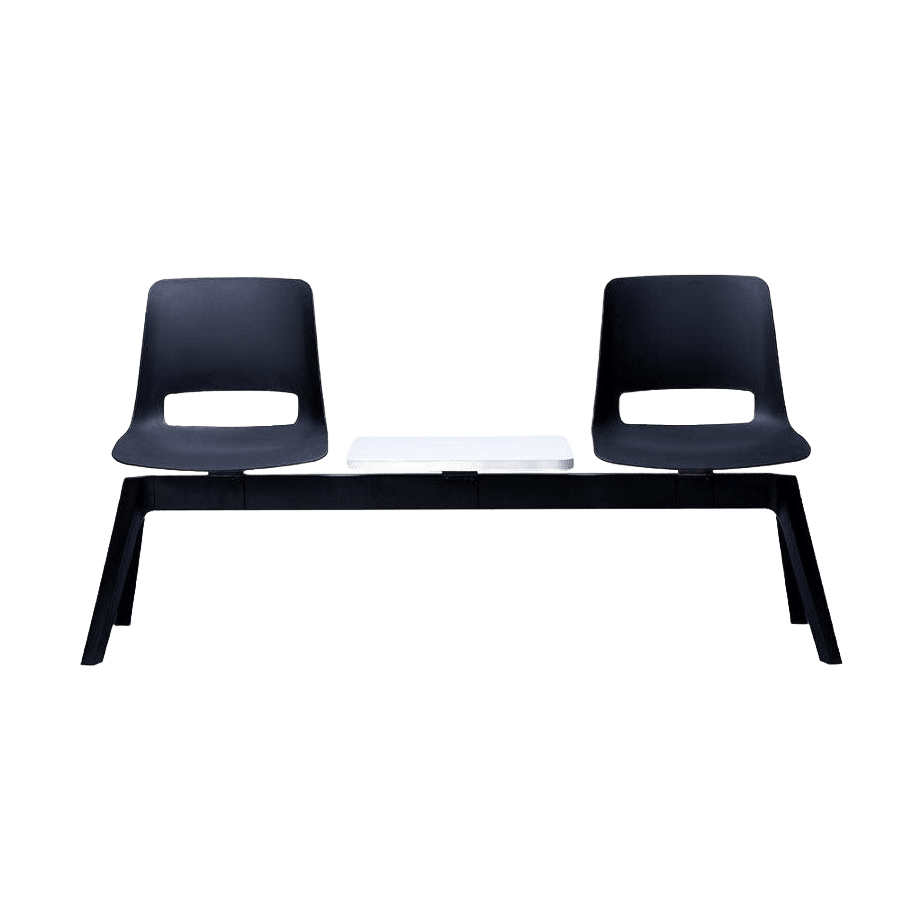 Unica PP 2 Seat Beam None / Black Night (Unica) / Table