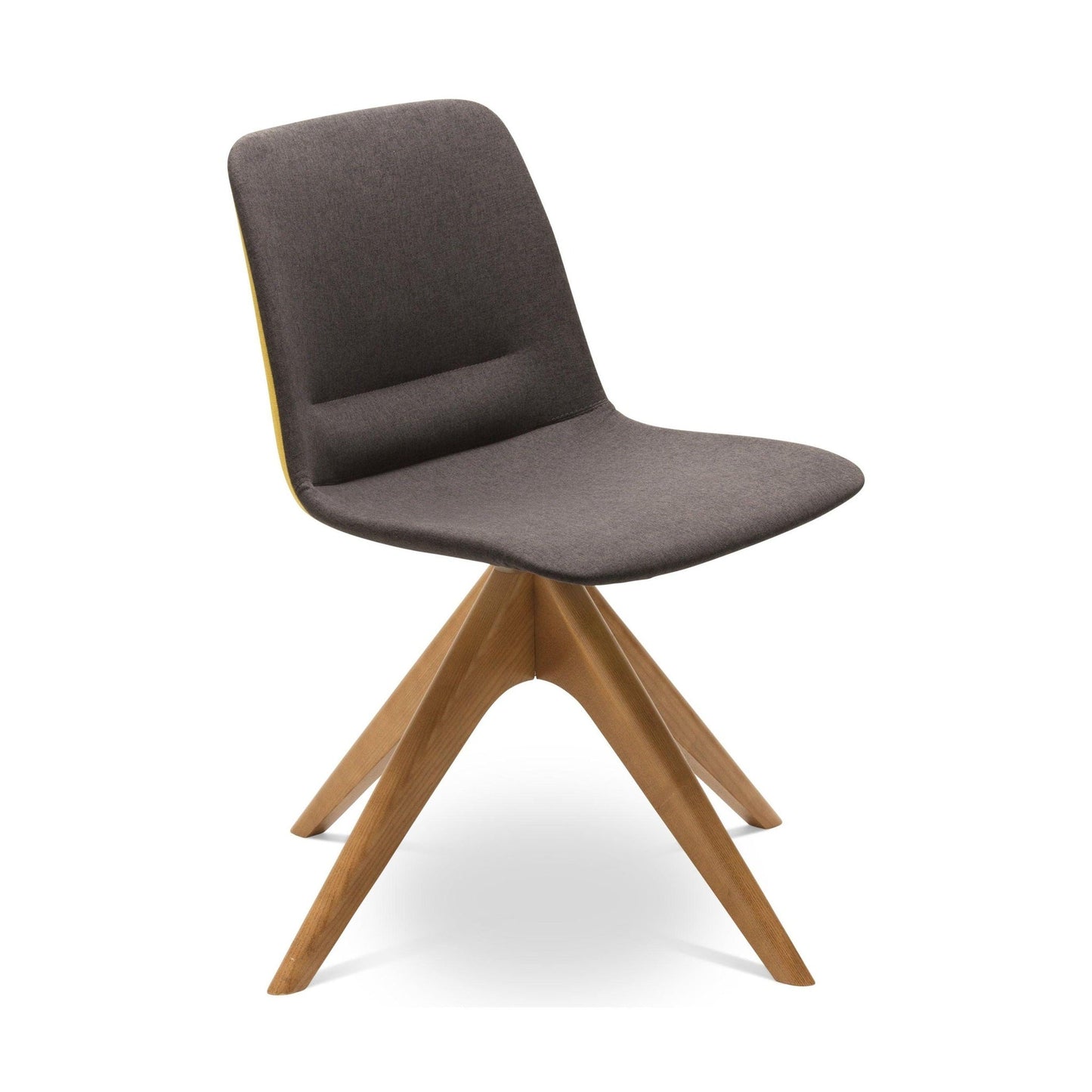 Unica Timber Swivel Upholstered Chair