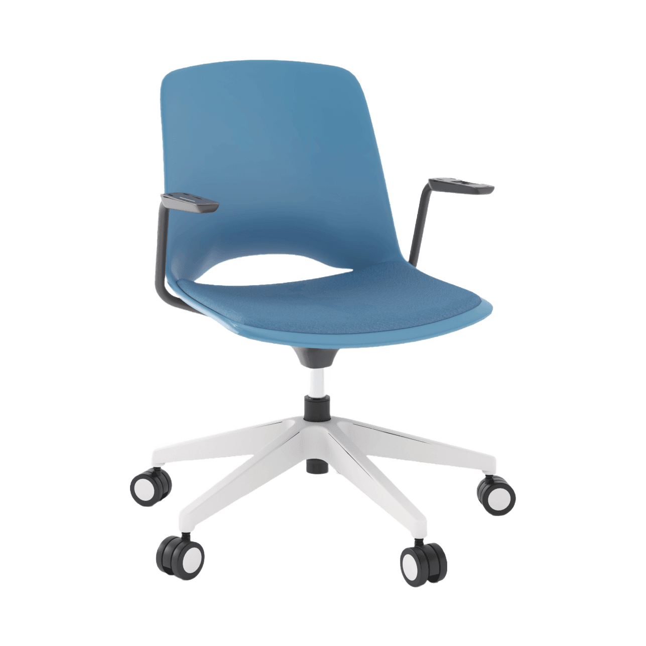 Vista Swivel Padded Chair Blue / Blue (Vista)