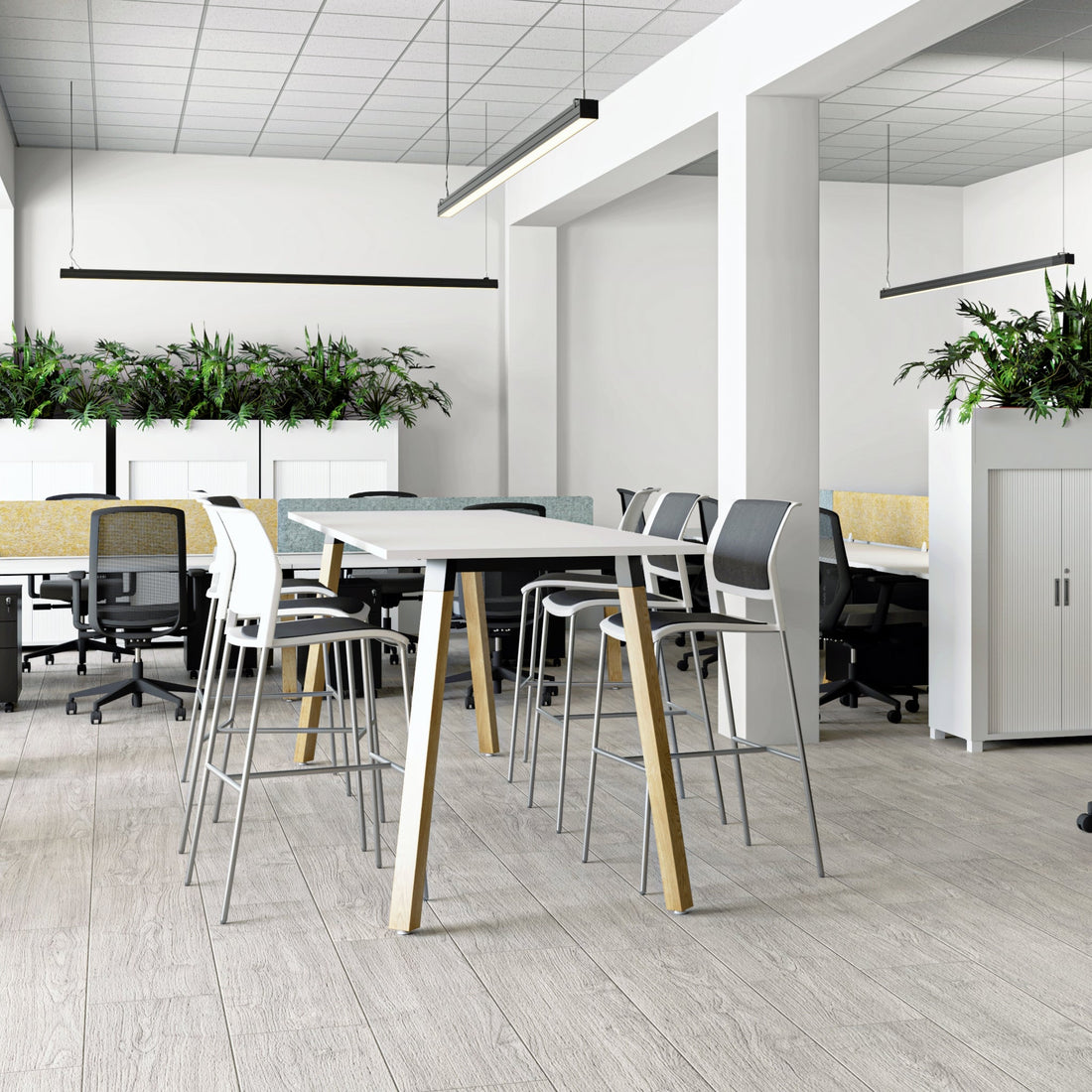 Bar Leaners in Office Spaces - Office Furniture Company