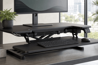 How to manage cables on a standing desk