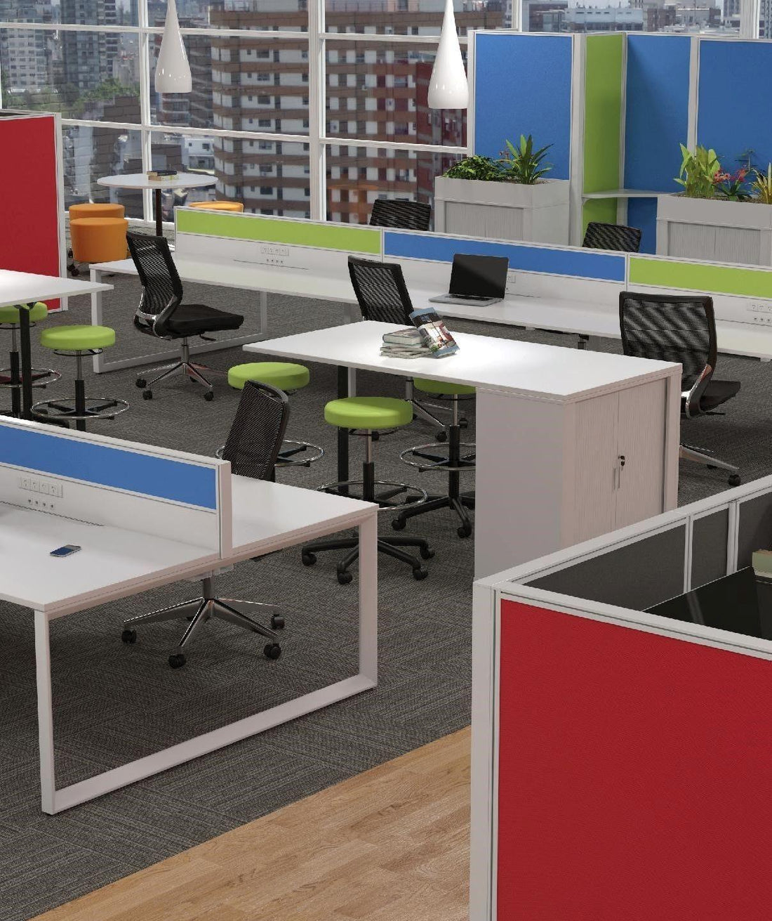 In SPOTLIGHT : ANVIL desking system - Office Furniture Company 