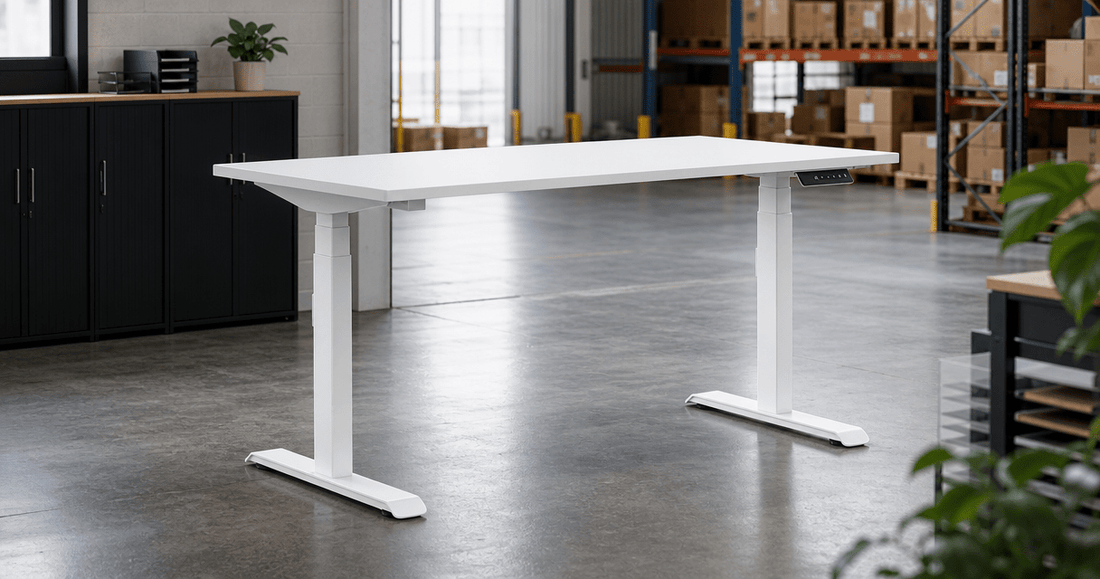 Standing desks for warehouse and industrial offices - Office Furniture Company (OFC)