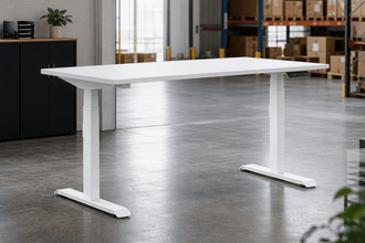 Standing desks for warehouse and industrial offices