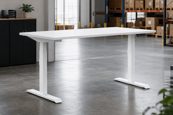 Standing desks for warehouse and industrial offices