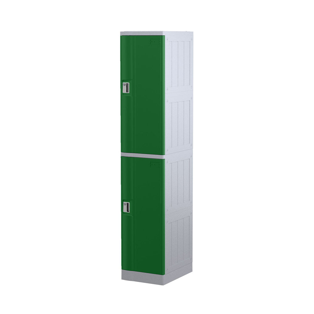 Steelco 2 Door ABS Plastic Locker Triple Bank