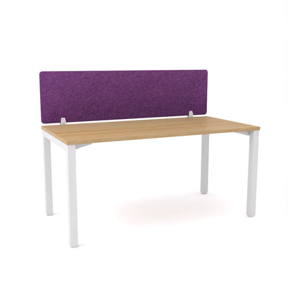 Axis Single Desk With AcoustiQ Screen