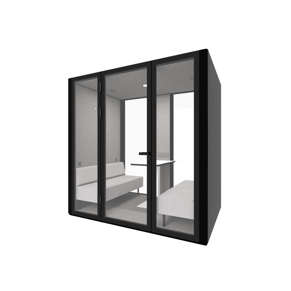 B.Quiet™️ 2-4 Person Meeting Pod Express - Office Furniture Company 