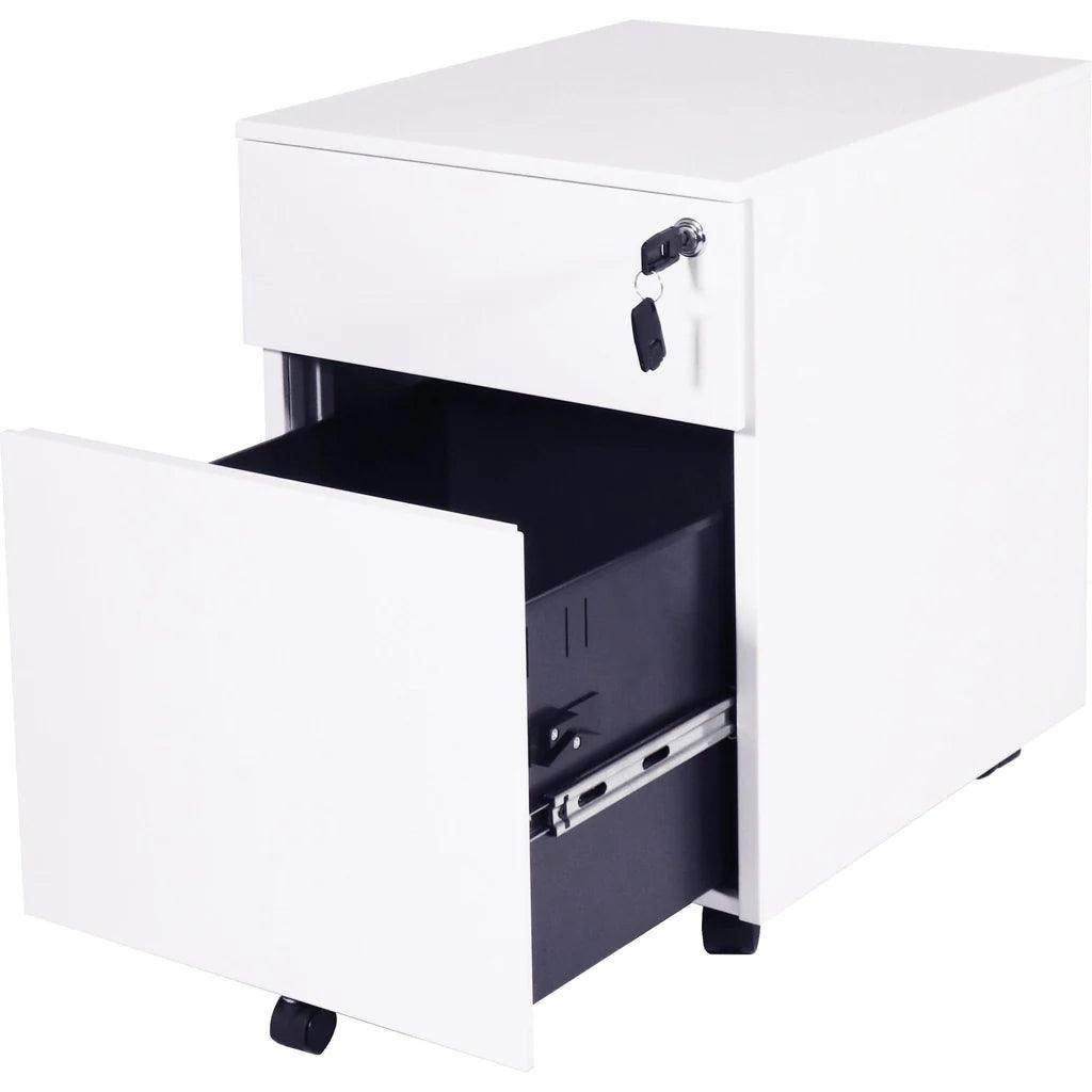 Go Steel Mobile Pedestal for Height Adjustable Desks - Office Furniture Company 