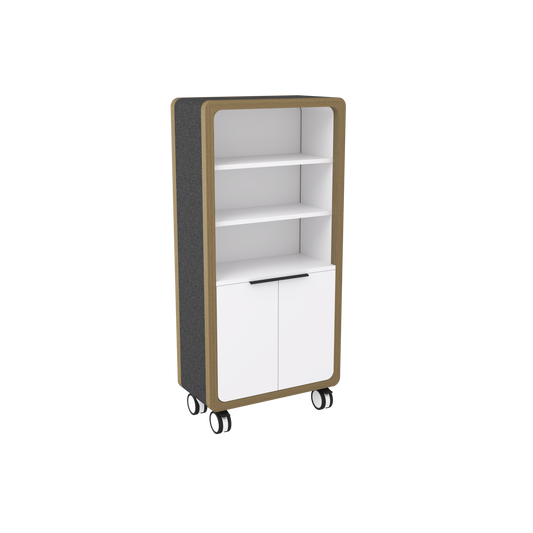 Rover Mobile Half Locker Bookcase