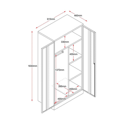 Go Steel Wardrobe Unit