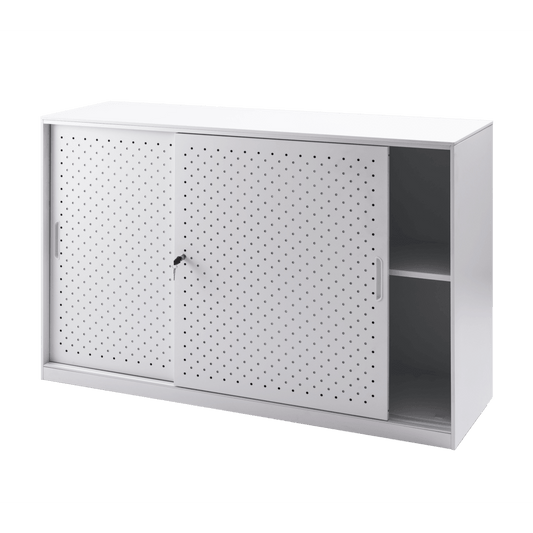 Perforated Sliding Door Cupboard - Office Furniture Company 