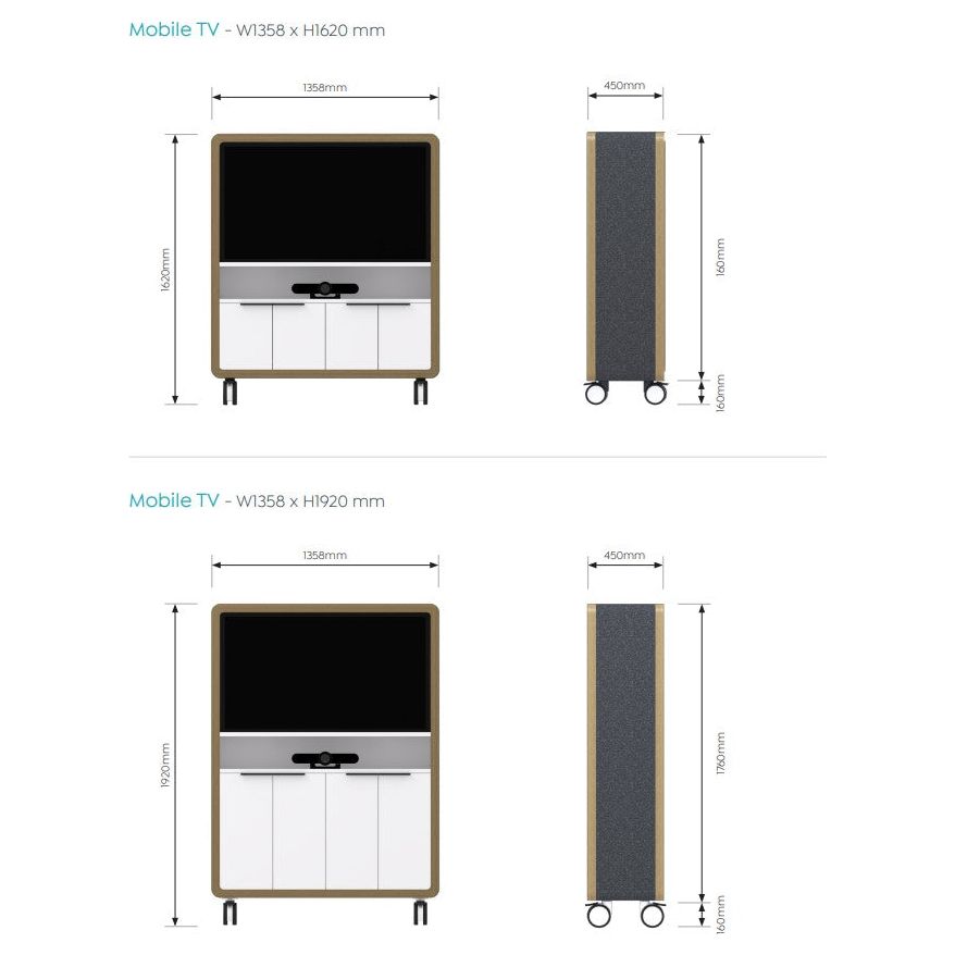 Rover Mobile TV Cabinet