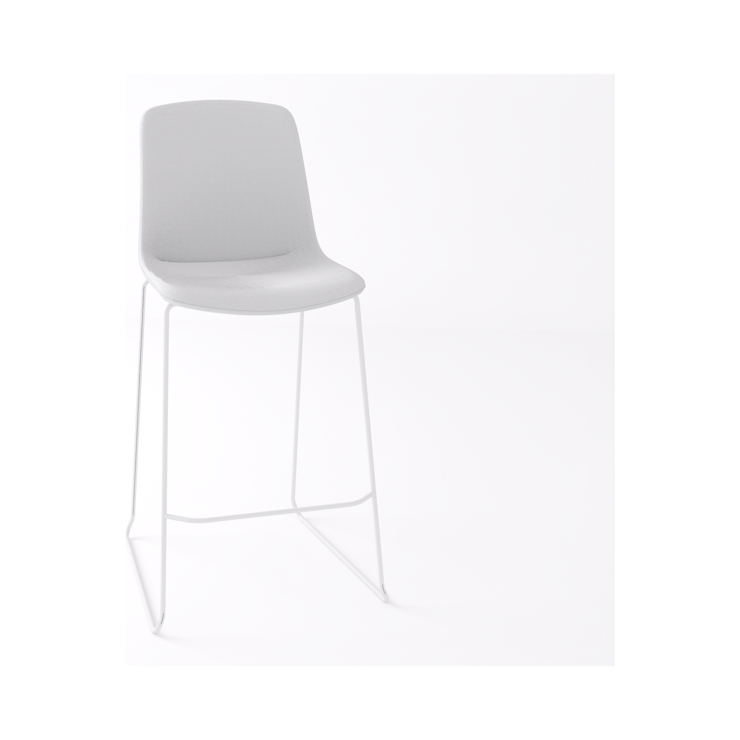 Vista Rise Stool Fully Upholstered