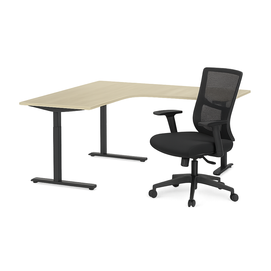 Single Desk + Chair
